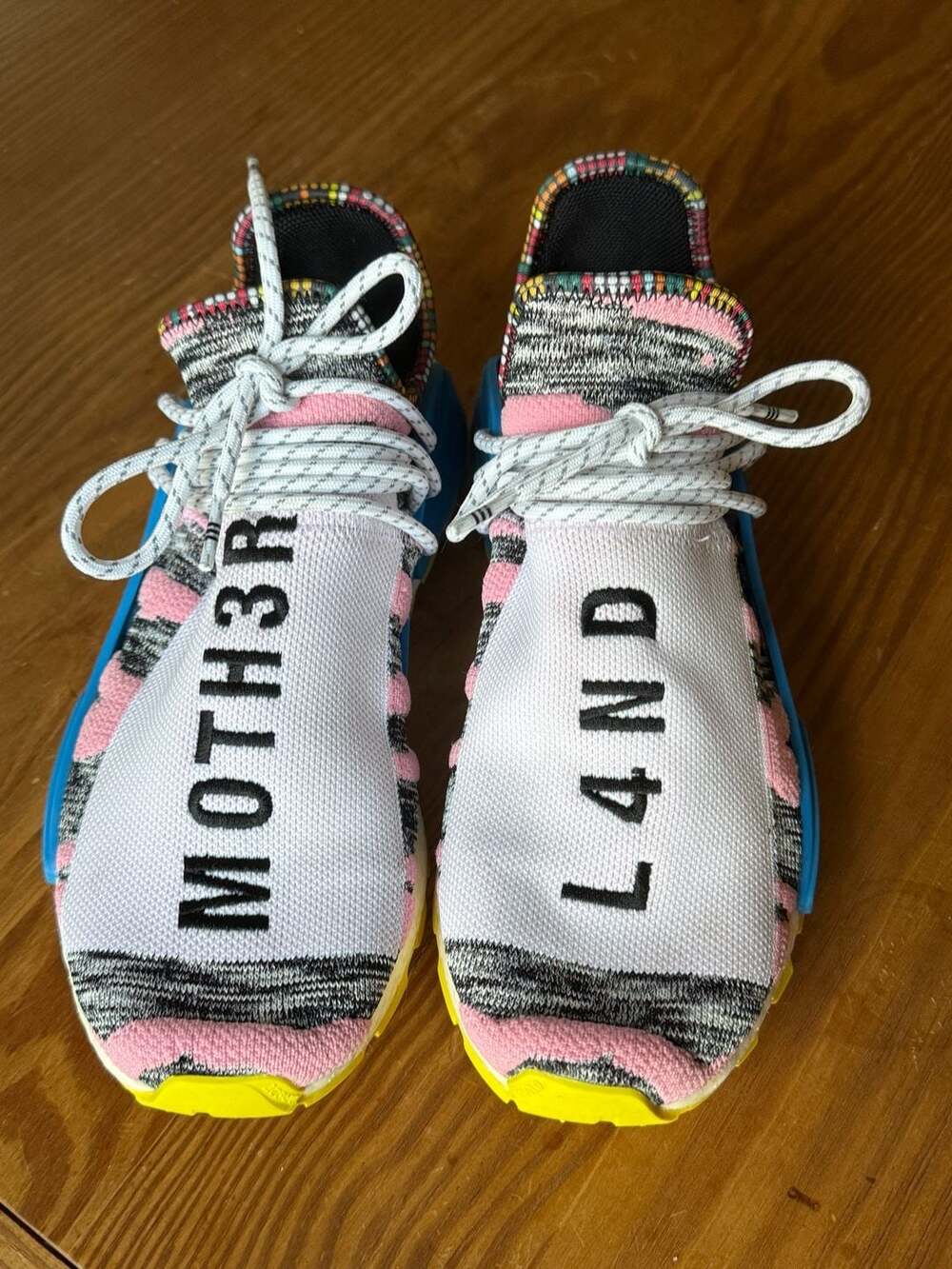Adidas NMD Hu Pharrell Solar Pack Mother Land BB9531 Men's Size 10